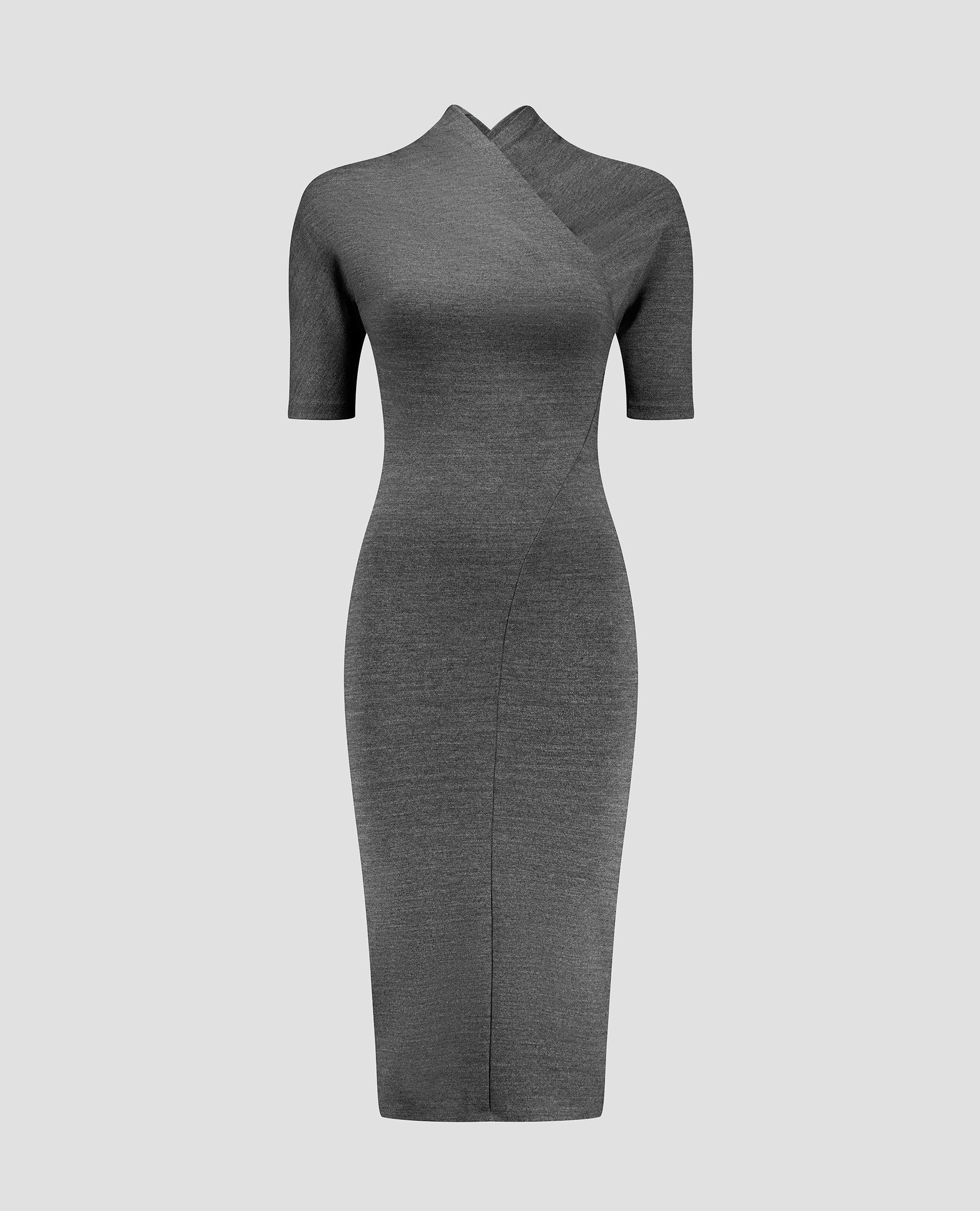Long Drapée Dress