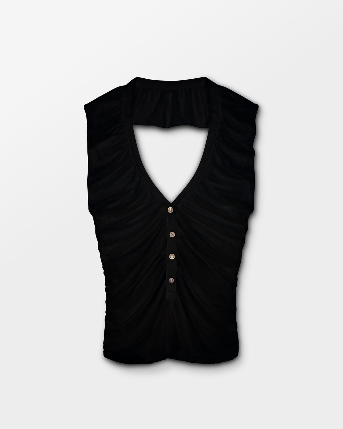 Linen Button Top