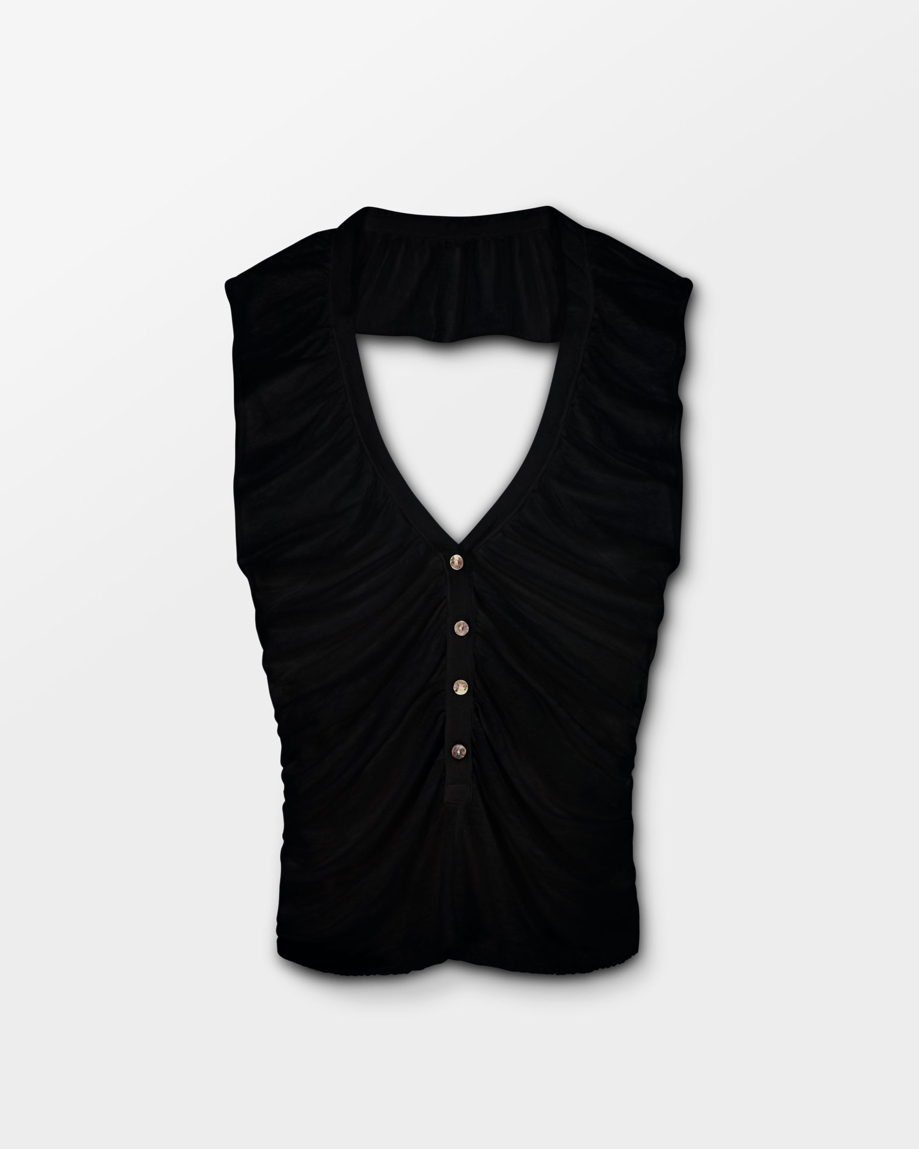 Linen Button Top