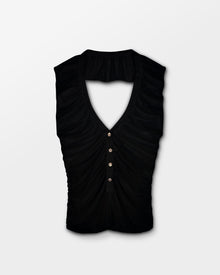 Linen Button Top thumbnail 1