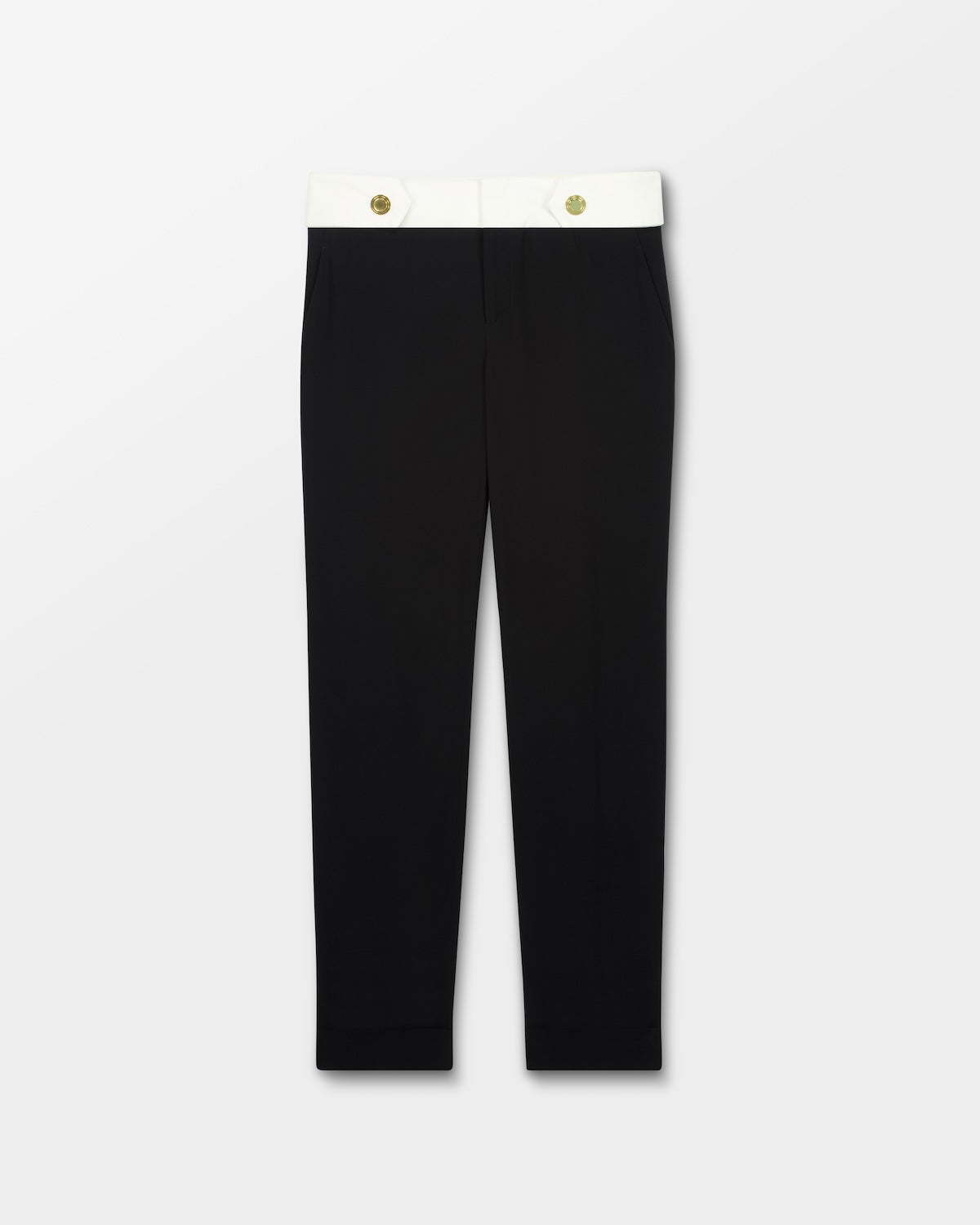 Gucci Black & White Trousers