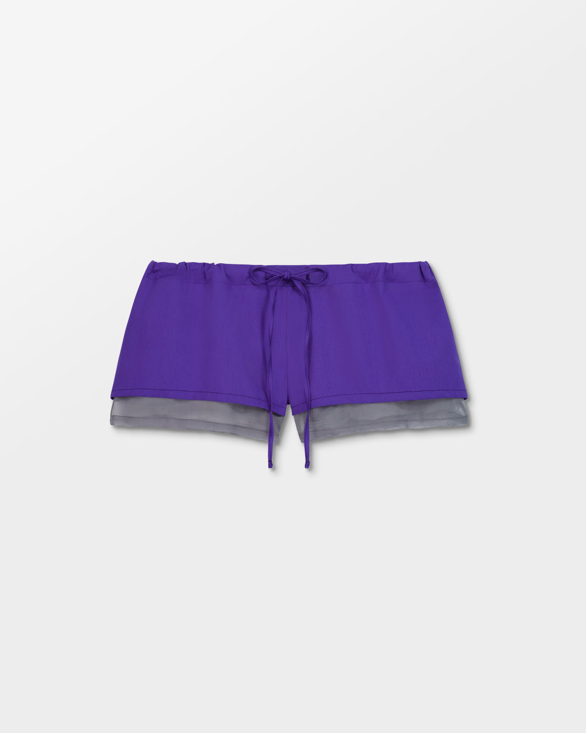 Silk & Cotton Mini Shorts